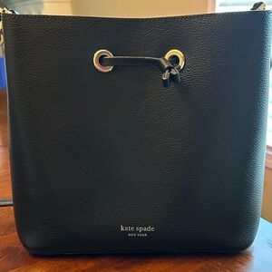 Kate Spade Black Eva Bucket Bag